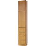 FRM-0131DOORSET 見せる収納 扉付き本棚 ワイドタイプ 上置き突っ張り  a4収納対応 Memoria(メモリア)