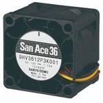 9HV3612P3K001 軸流ファン 電源電圧：12 V dc DC 36 x 36 x 28mm 山洋電気
