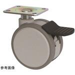 F075SD 双輪キャスター Φ75 自在ストッパー付 プレート式 F075シリーズ 東海キャスター