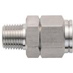 N-1/4G-PT1/4-SUS ステンレス継手 ニップル(インチGケイレツ) 潤工社