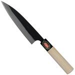 145mm 黒打 アジ切包丁 サック入 九佐吉