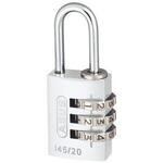 145/20 Silver Abus 安全用南京錠 パドロック アルミ、スチール グレイ ABUS