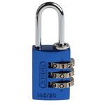 145/20 Blue Abus 安全用南京錠 パドロック アルミ、スチール 青 ABUS