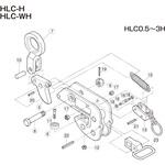 形鋼クランプ(HLC)用部品 スーパーツール