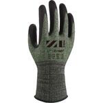 耐切創手袋 ZIZAI ZI-1887 ニトリル特殊加工背抜き 極薄の18ゲージ Weed