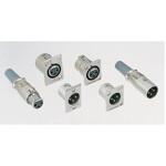 XLR-3-11C XLRコネクタ メス 3極 ストレート ケーブルマウント 銀めっき ITT CANNON