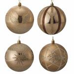 冬装飾 クリスマス用品 オーナメント プラスチックボール 直径10cm ストア・エキスプレス