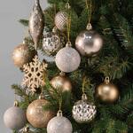 冬装飾 クリスマス用品 オーナメントセット 40個入 ストア・エキスプレス