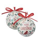 冬装飾 クリスマス用品 メリークリスマスプリント オーナメントボール 直径5cm ストア・エキスプレス