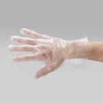 ポリエチ手袋 絞り型 クリア 内エンボス リーブル