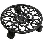 アイアン製プランタースタンドキャスター付 28cm「DECOR」(デコール) 住まいスタイル