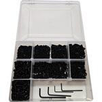 M3-M6 ねじセット(六角穴付き止めねじ・六角レンチ)(生地) 八幡ねじ