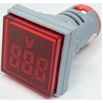 FXB16-22FSV-R DC4-100V LEDデジタル電圧計 FXB16-22シリーズ アズワン