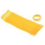 130-00016 TEXTIE M-PA66/PP-YE 結束バンド 200mm x 12.5 mm 黄 PA ループ 、PE フック 1袋 10個入 ヘラマンタイトン(タイトン)