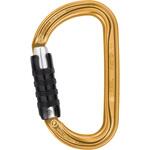 D型カラビナ エーエムディ トライアクトロック ゴールド PETZL