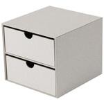 リトレイ チェスト2段/ライトグレー ナカバヤシ