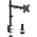 AS-MABH07 水平  液晶モニターアーム ブラック ARCHISS