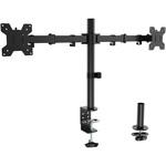 AS-MABH07D 水平  デュアル 2画面対応 液晶モニターアーム ブラック ARCHISS