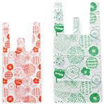 柄入り手さげ袋セット お花 S・M 各30枚 ヒラカワ