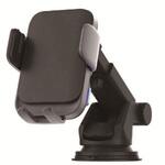 自動開閉式ワイヤレス充電ホルダー 自動誘導 吸盤取り付け カシムラ