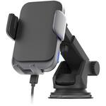 自動開閉式ワイヤレス充電ホルダー 自動誘導 吸盤取り付け カシムラ