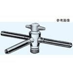 1013-1016 三方コック(PTFE コック) 1013シリーズ 日本理化学器械(NRK)