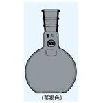 017-24180T 平形(平底)フラスコ 茶 017シリーズ 日本理化学器械(NRK)
