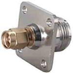 39_SMA-N-50-1/1--_NE 同軸変換アダプタ SMA - N型 プラグ - ジャック HUBER & SUHNER