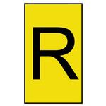 901-10671 906-4889-YE ケーブルマーカー 黄色地に黒 なし 1袋 500個入 ヘラマンタイトン(タイトン)