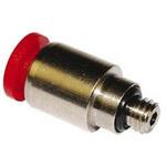 C022A0405 空圧ストレートねじ付きアダプタ コネクタA：M5、オス コネクタB：プッシュイン4 mm チューブねじ込み 1袋 10個入 NORGREN