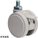 TF60N12SP1．25L-14 双輪キャスター Φ60 自在 ストッパー付 ネジ式 東海キャスター