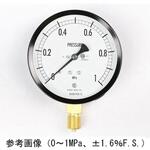 AE20-131 普通形圧力計(Φ100)立形A枠 耐振用 AE20-131シリーズ 長野計器