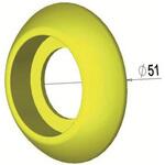 2TLA030054R0400 Yellow surround for Inca ABB