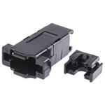 F1069-1E / 1731140263 D-Sub バックシェエル F1069 シリーズ 9 極 E 黒 FCT - A MOLEX COMPANY