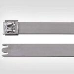 111-95338 MBT33XHS-SS304-ML 結束バンド 838mm x 12.3 mm ナチュラル ステンレス鋼 1袋 50個入 ヘラマンタイトン(タイトン)