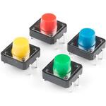 PRT-14460 Multicolor Buttons - 4-pack SPARKFUN