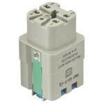 09200042733 Harting ヘビーデューティコネクタ Han A シリーズ メス 4極 10A 600 V ハーティング