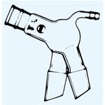 4076-1515 分留アダプター 4076シリーズ 日本理化学器械(NRK)