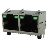 RJ45 モジュラーコネクタ メス RJ45コネクタ PCBマウント 1袋 2個入 AMPHENOL