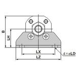 フート金具 CM5 Series用取付金具 SMC