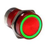 MC16MORGR タッチスイッチ 静電容量型 モーメンタリ NO IP68 Red Anodised BULGIN