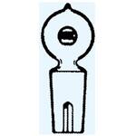 163-1933 分液ロート用 頭栓 白 163シリーズ 日本理化学器械(NRK)