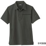 2222-62-LL 半袖シャツ アーミーグリーン 2222-62シリーズ ジーベック