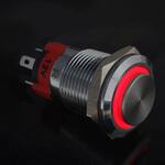 GB-PSLED-A12V-RD LED付オルタネイト型プッシュスイッチ GB-PSLED-Aシリーズ GB