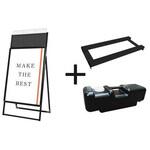 ポスターグリップスタンド看板カタログケース付(屋外用) 常磐精工