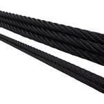 黒染めワイヤロープ 4mm×100m 大綱