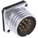 SL EM 212 AF 丸型コネクタ 12極 スタンダード パネルマウント 1袋 50個入 AMPHENOL