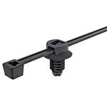 150-00700 結束バンド 300mm x 4.6 mm 黒 ナイロン 66 1袋 500個入 ヘラマンタイトン(タイトン)