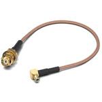 65501710415301 同軸ケーブル SMA バルクヘッド MCX 152.4mm 1袋 10個入 WURTH ELEKTRONIK