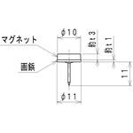 画鋲 ネオジム磁石セット ラクテム